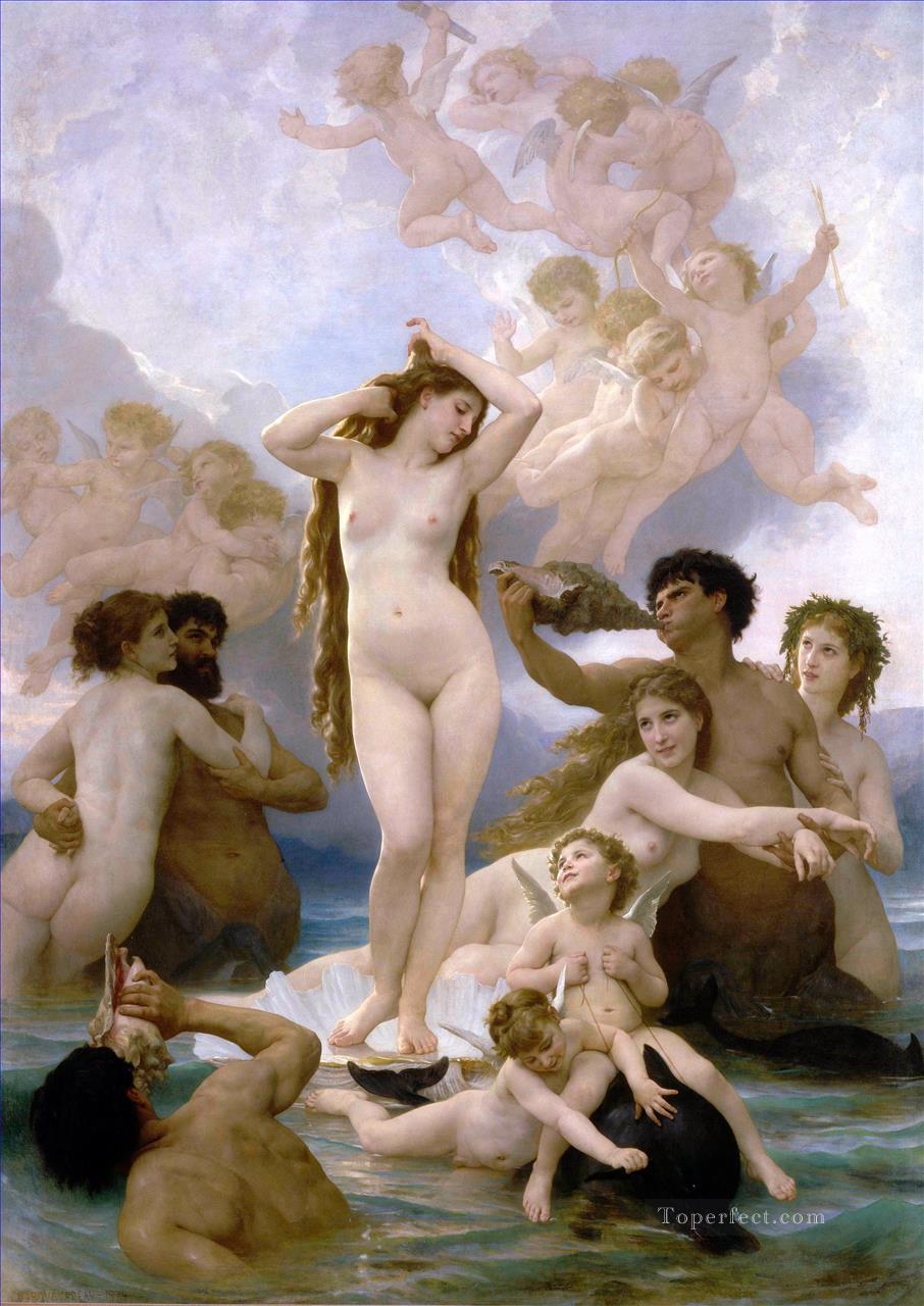 Naissance de Venus William Adolphe Bouguereau Oil Paintings